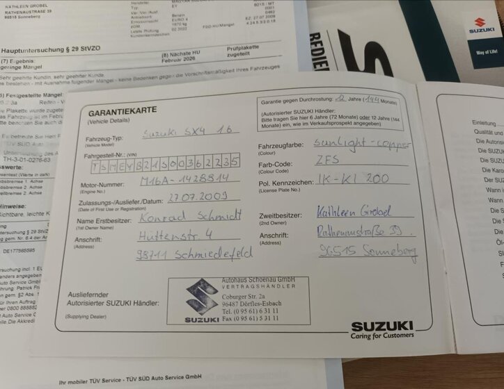 Suzuki SX4 Hatchback 1,6 l 79 kw