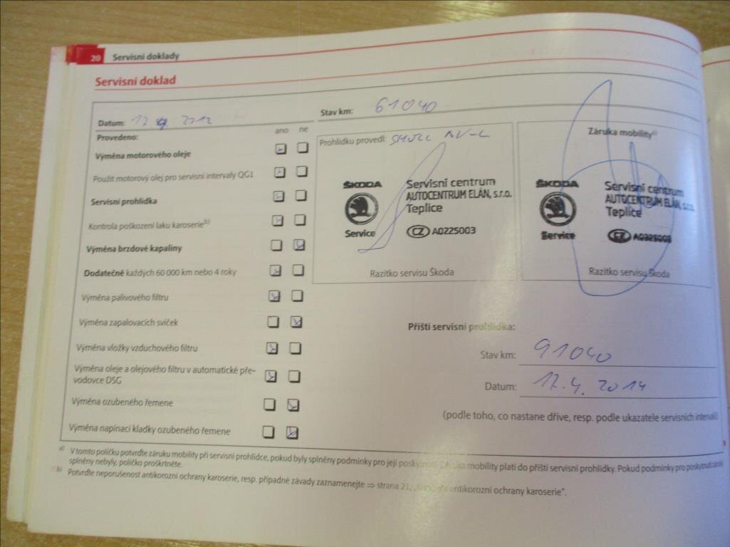 Škoda Octavia Sedan / Limuzína 2,0 l 103 kw