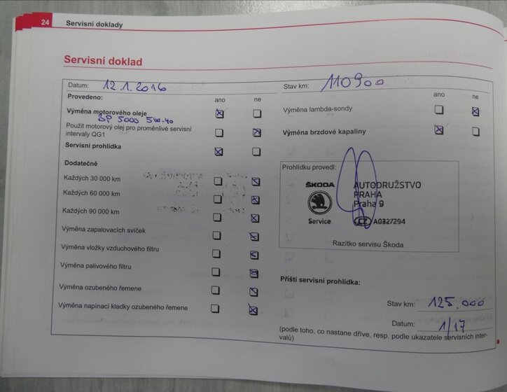 Škoda Octavia Liftback 1,6 l 75 kw