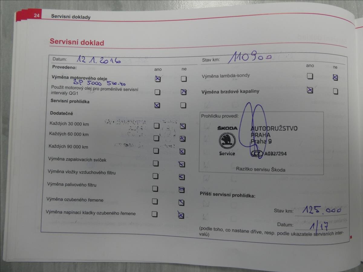 Škoda Octavia Liftback 1,6 l 75 kw