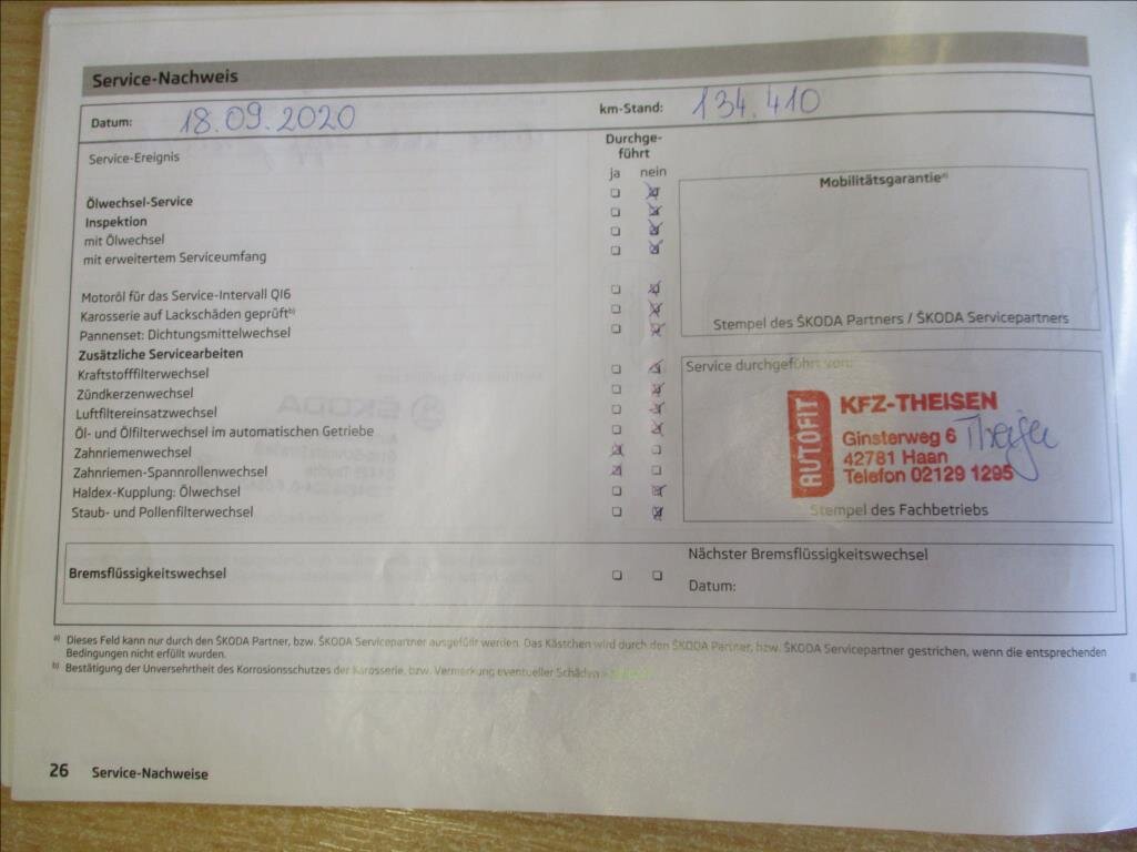 Škoda Octavia Kombi 2,0 l 110 kw