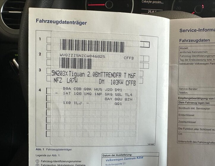 Volkswagen Tiguan SUV / Terénní 2,0 l 103 kw