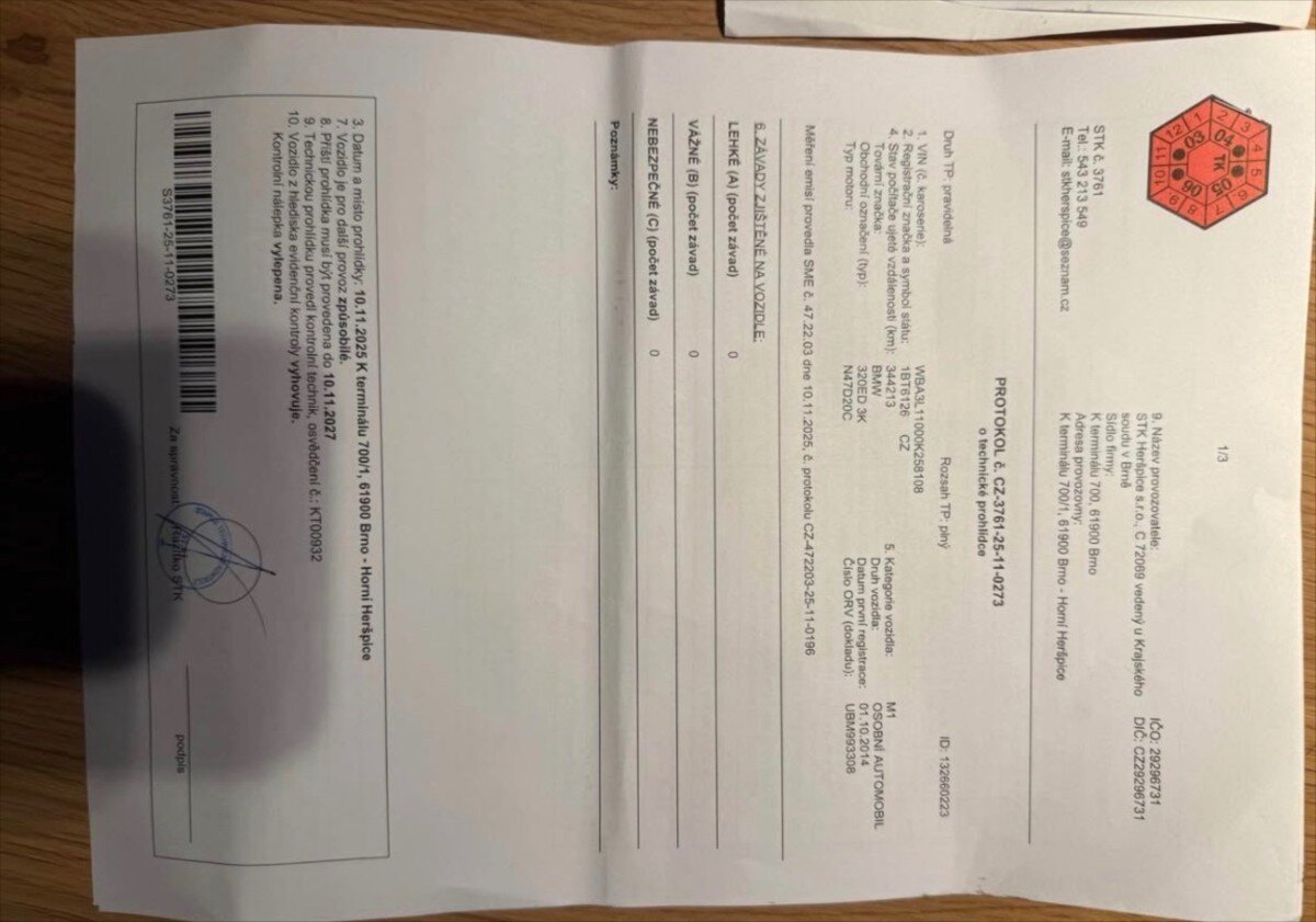 BMW Řada 3 Kombi 2,0 l 120 kw