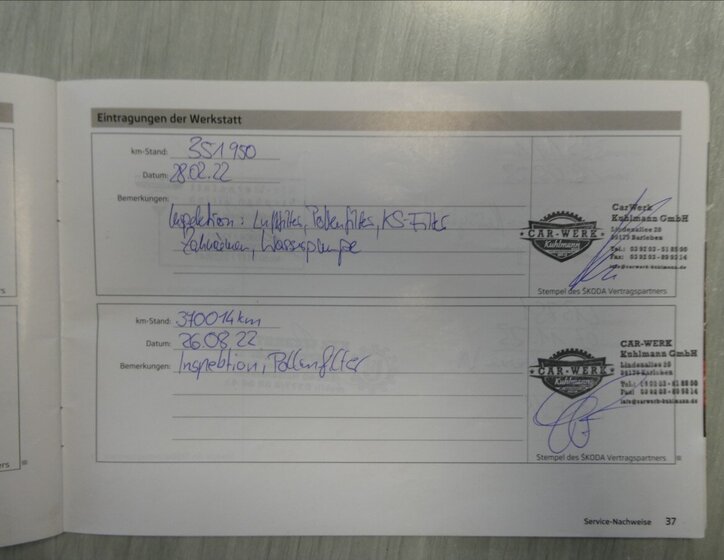 Škoda Octavia Kombi 2,0 l 103 kw