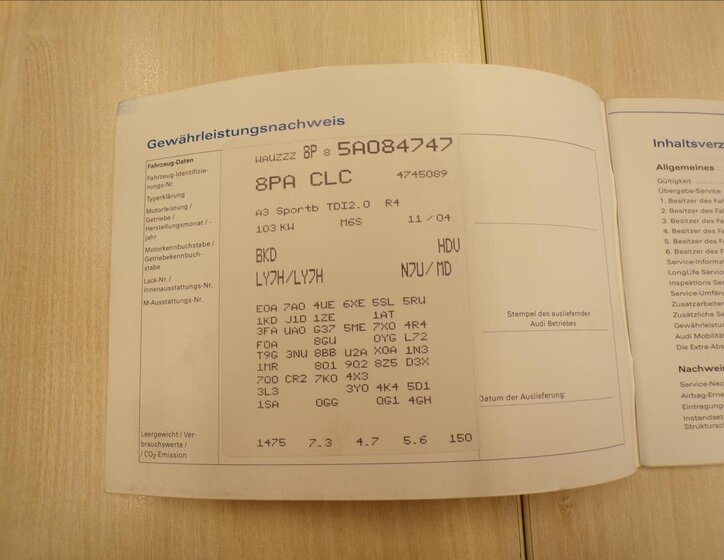 Audi A3 Hatchback 2,0 l 103 kw