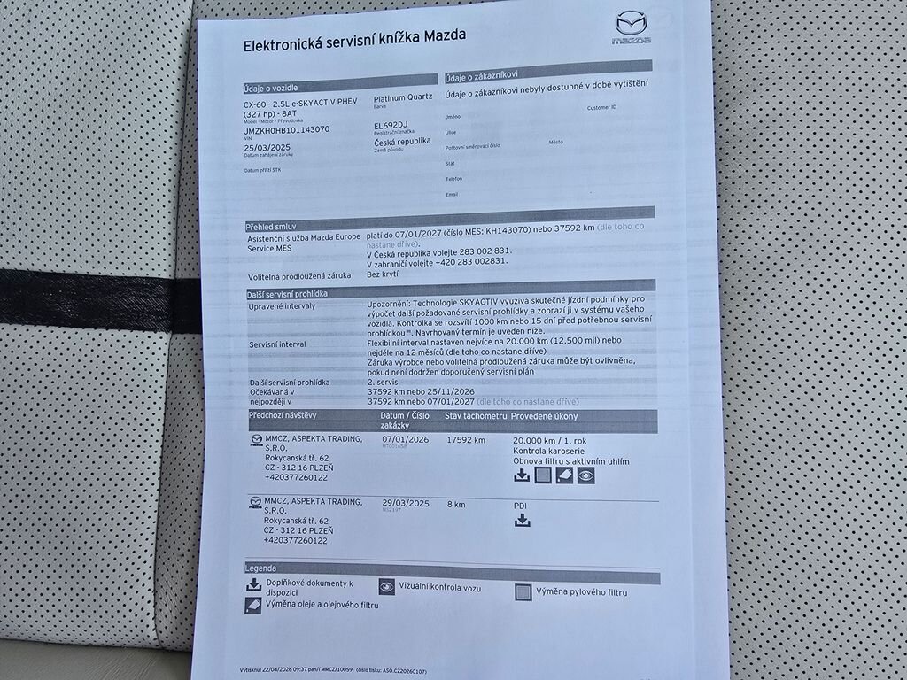 Mazda CX SUV / Terénní 2,5 l 241 kw