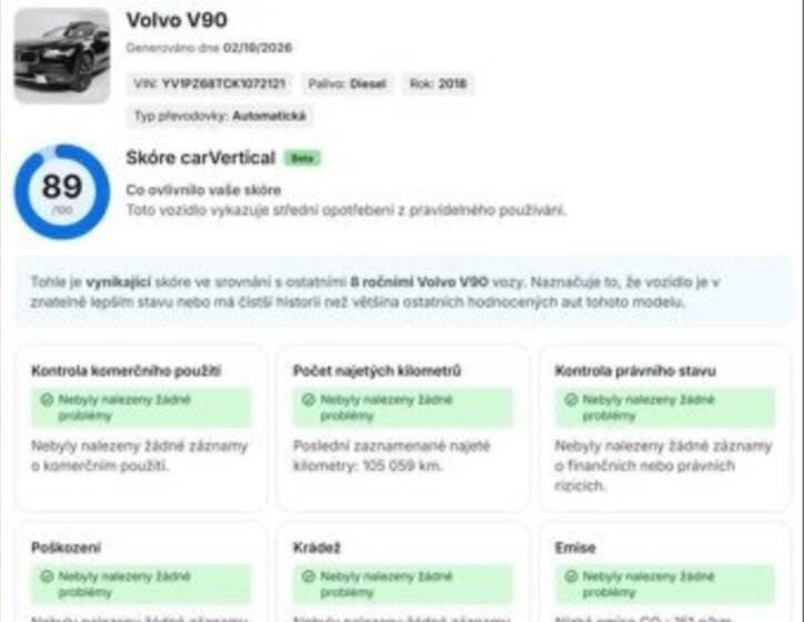 Volvo V90 Kombi 0,0 173 kw