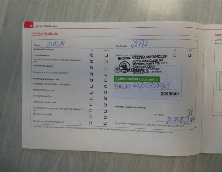 Škoda Roomster Kombi 1,2 l 63 kw