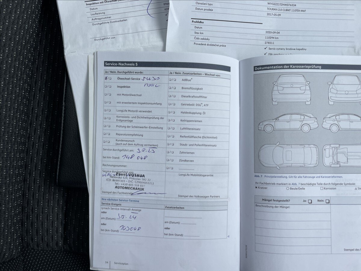 Volkswagen Touran MPV 2,0 l 110 kw