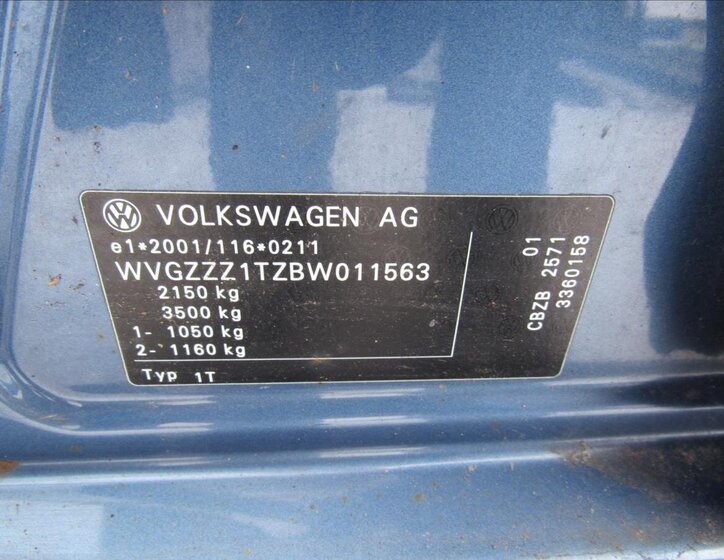 Volkswagen Touran Kombi 1,2 l 77 kw