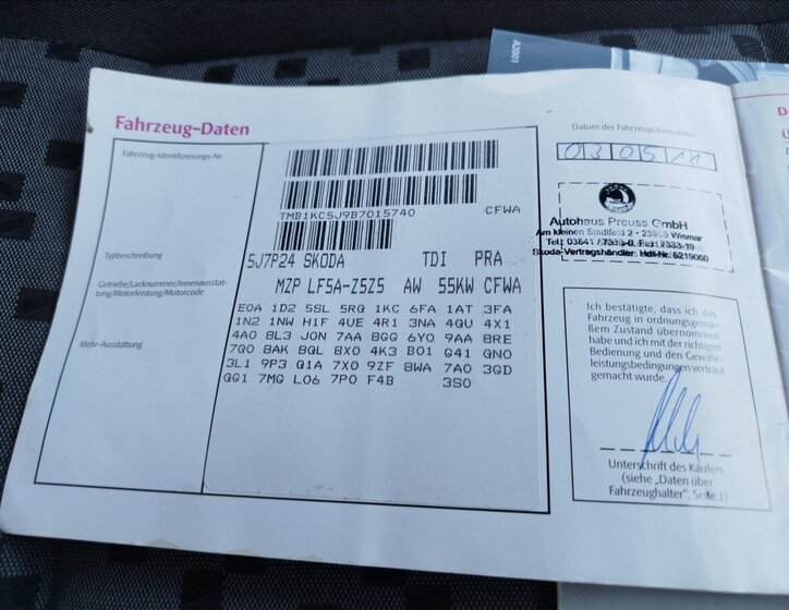 Škoda Praktik Skříň 1,2 l 55 kw