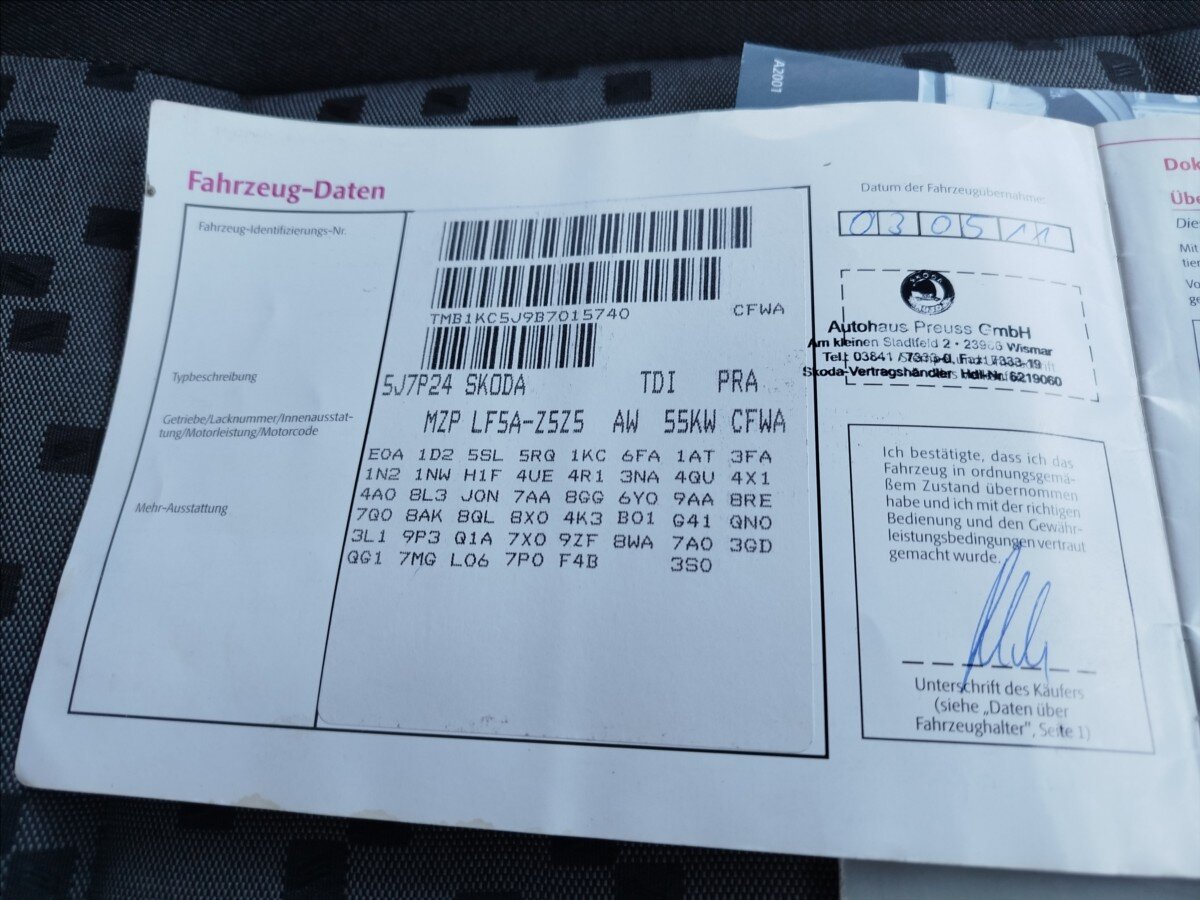 Škoda Praktik Skříň 1,2 l 55 kw