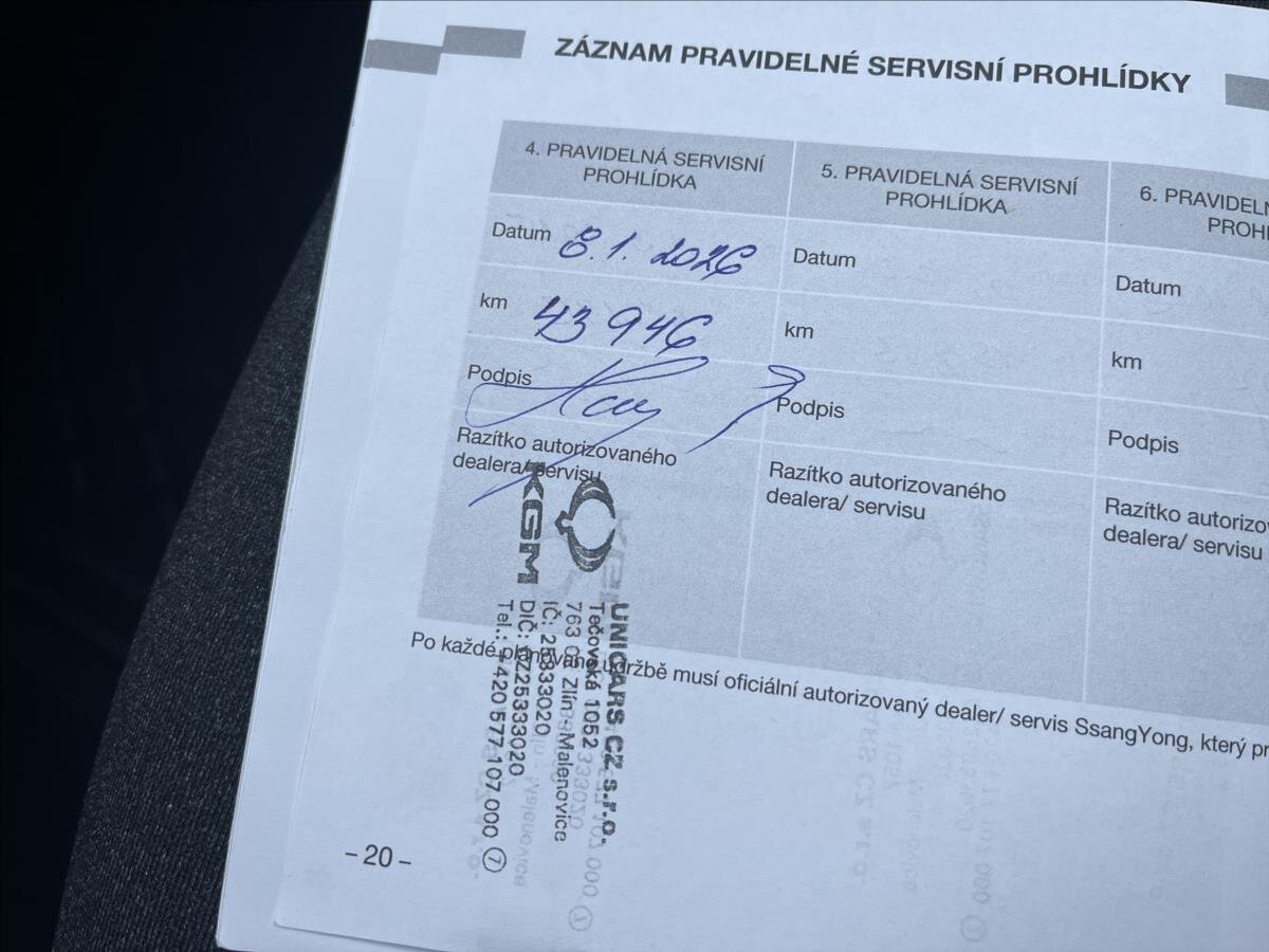 SsangYong Korando Kombi 1,5 l 120 kw