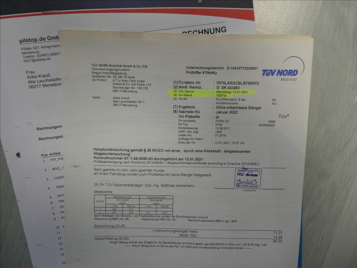 Ford Focus Kombi 1,6 l 92 kw