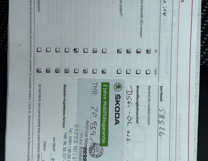 Škoda Octavia Kombi 1,4 l 90 kw