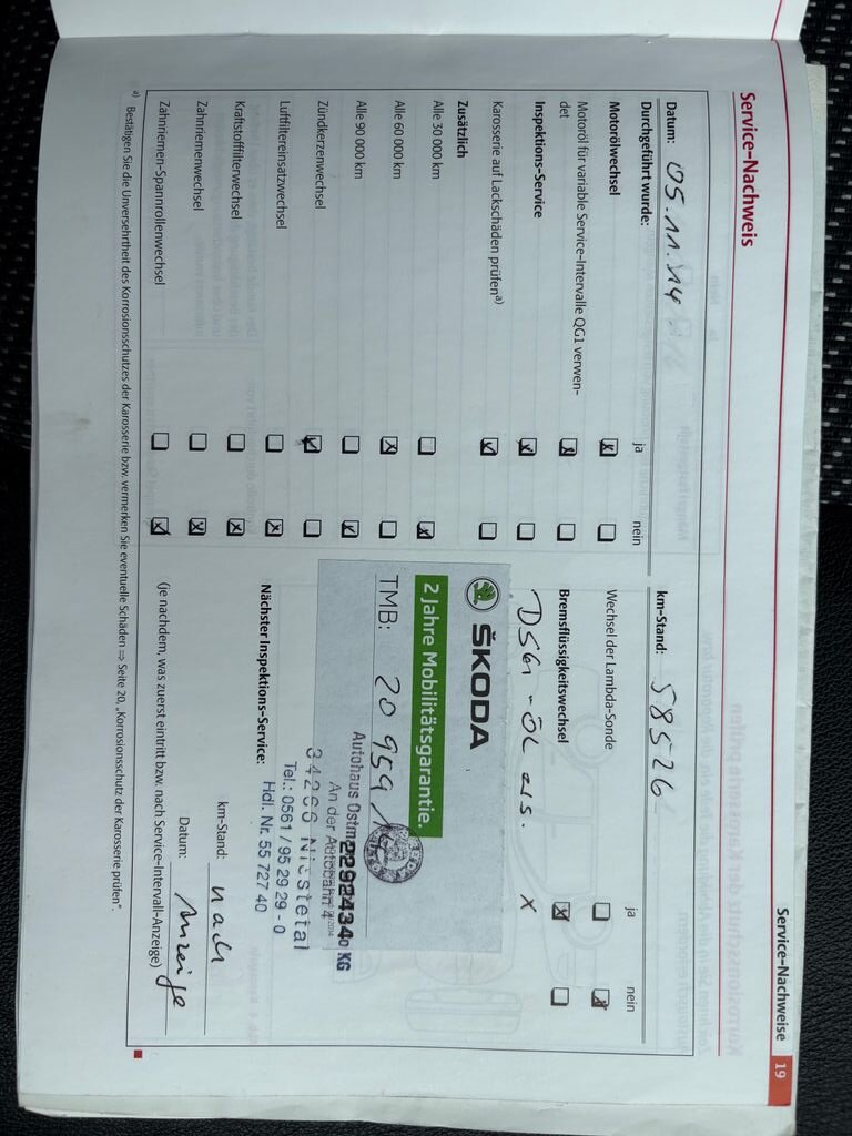 Škoda Octavia Kombi 1,4 l 90 kw