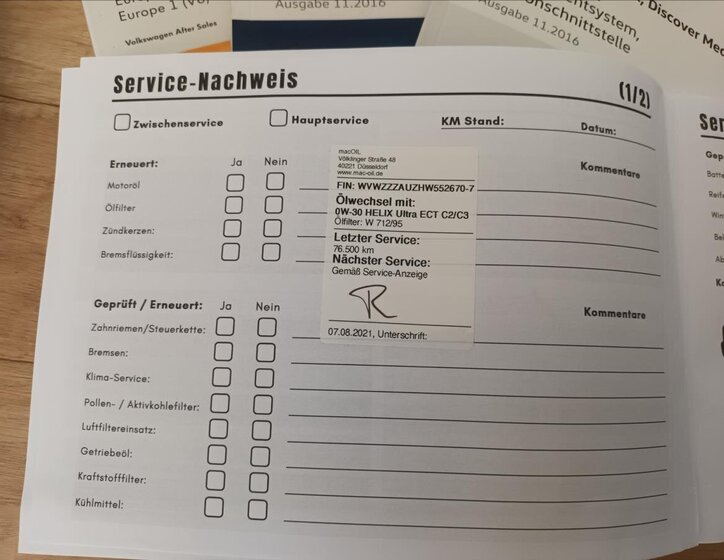 Volkswagen Golf Sportsvan MPV 1,4 l 92 kw