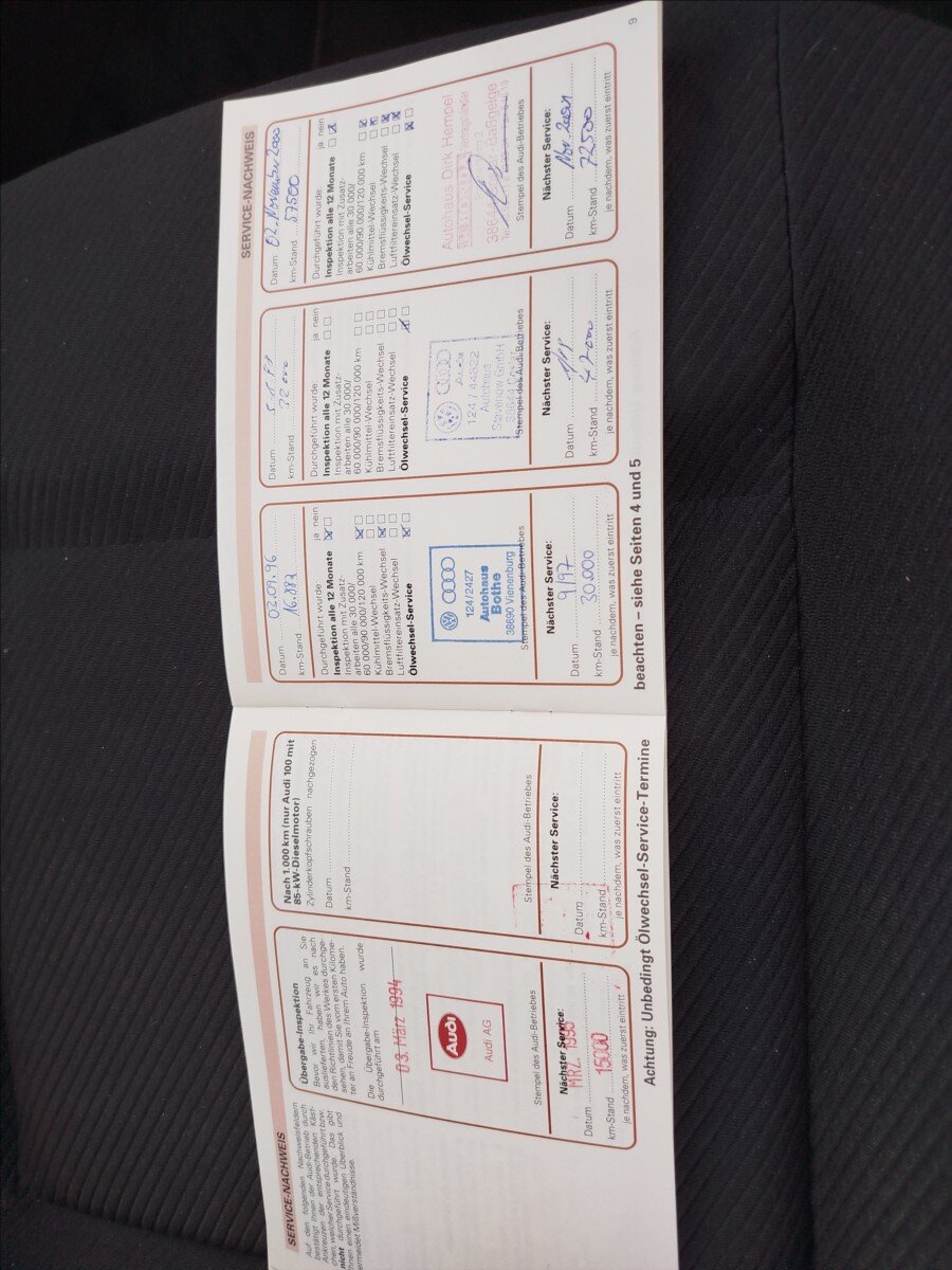 Audi 80 Sedan / Limuzína 2,0 l 66 kw