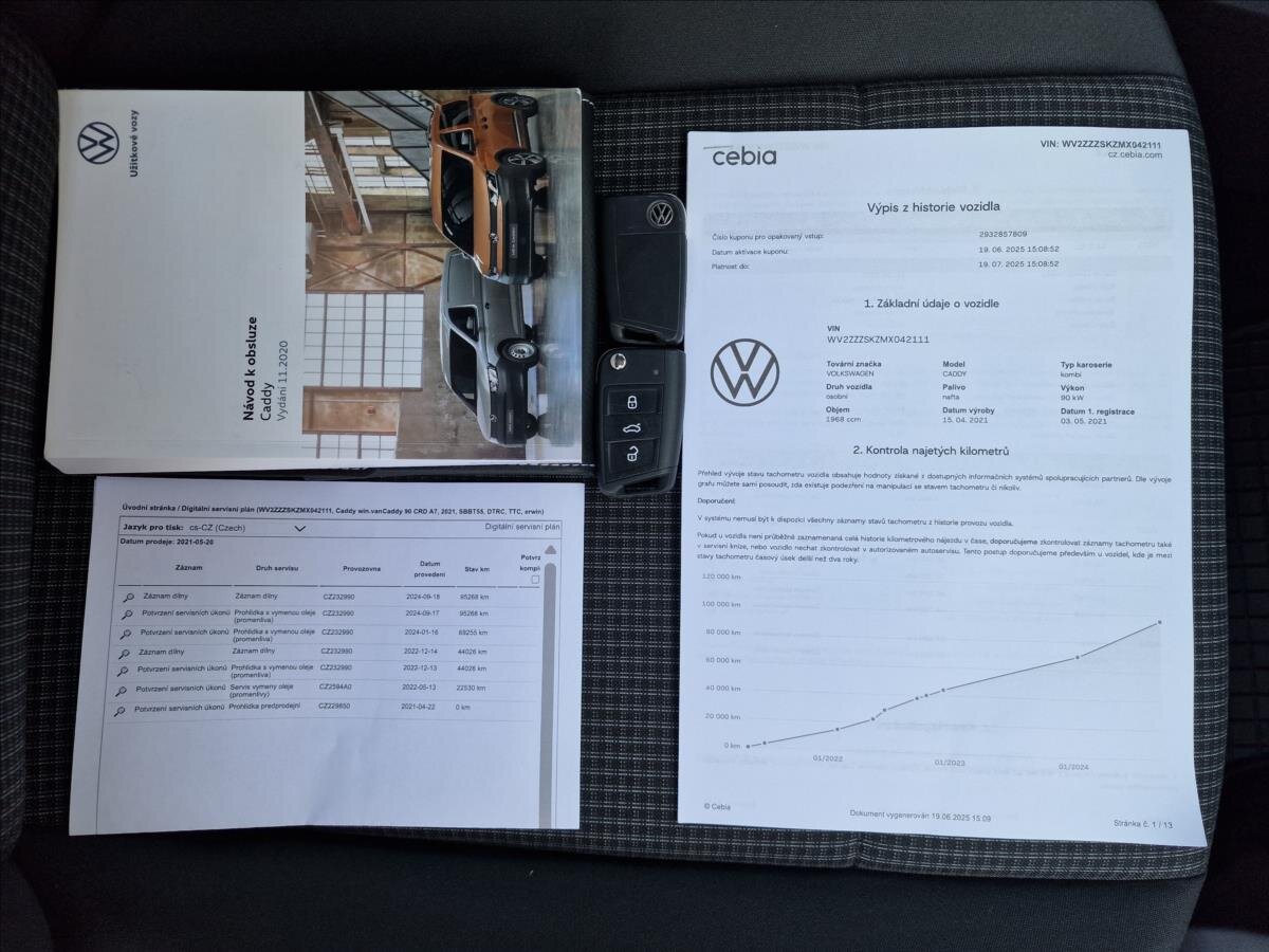 Volkswagen Caddy Kombi 2,0 l 90 kw