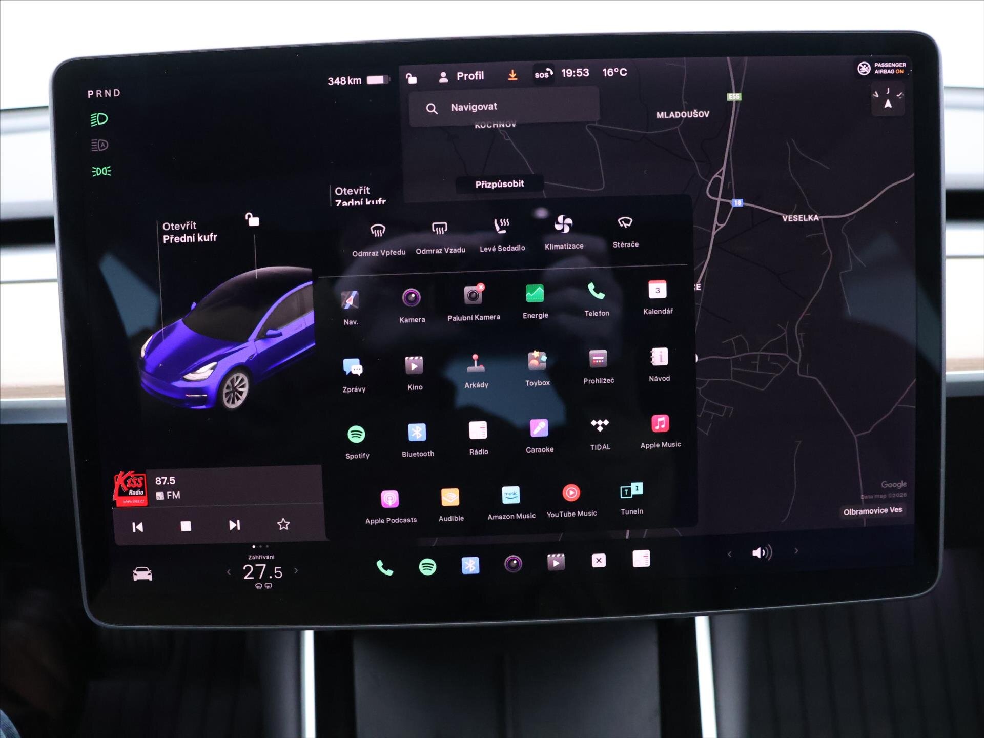 Tesla Model 3 Sedan / Limuzína 0,0 324 kw