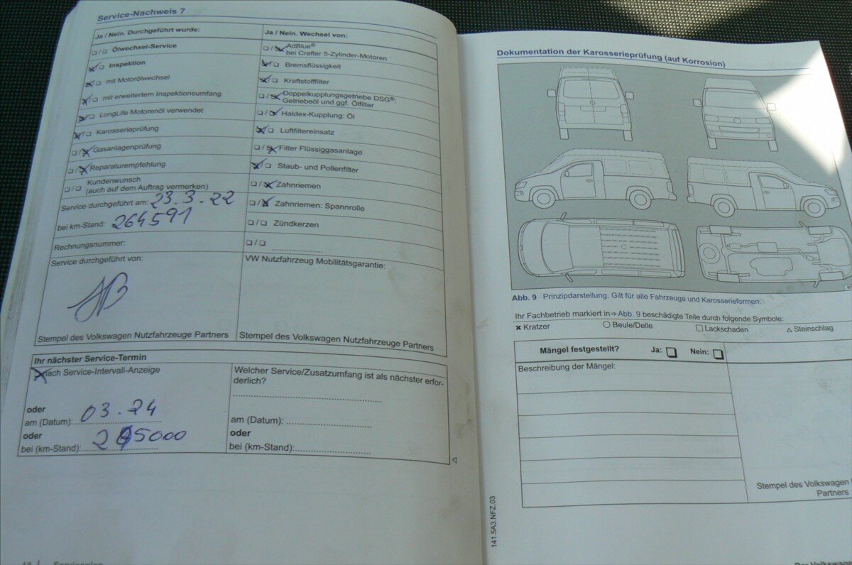 Volkswagen Transporter Sklápěč 2,0 l 103 kw