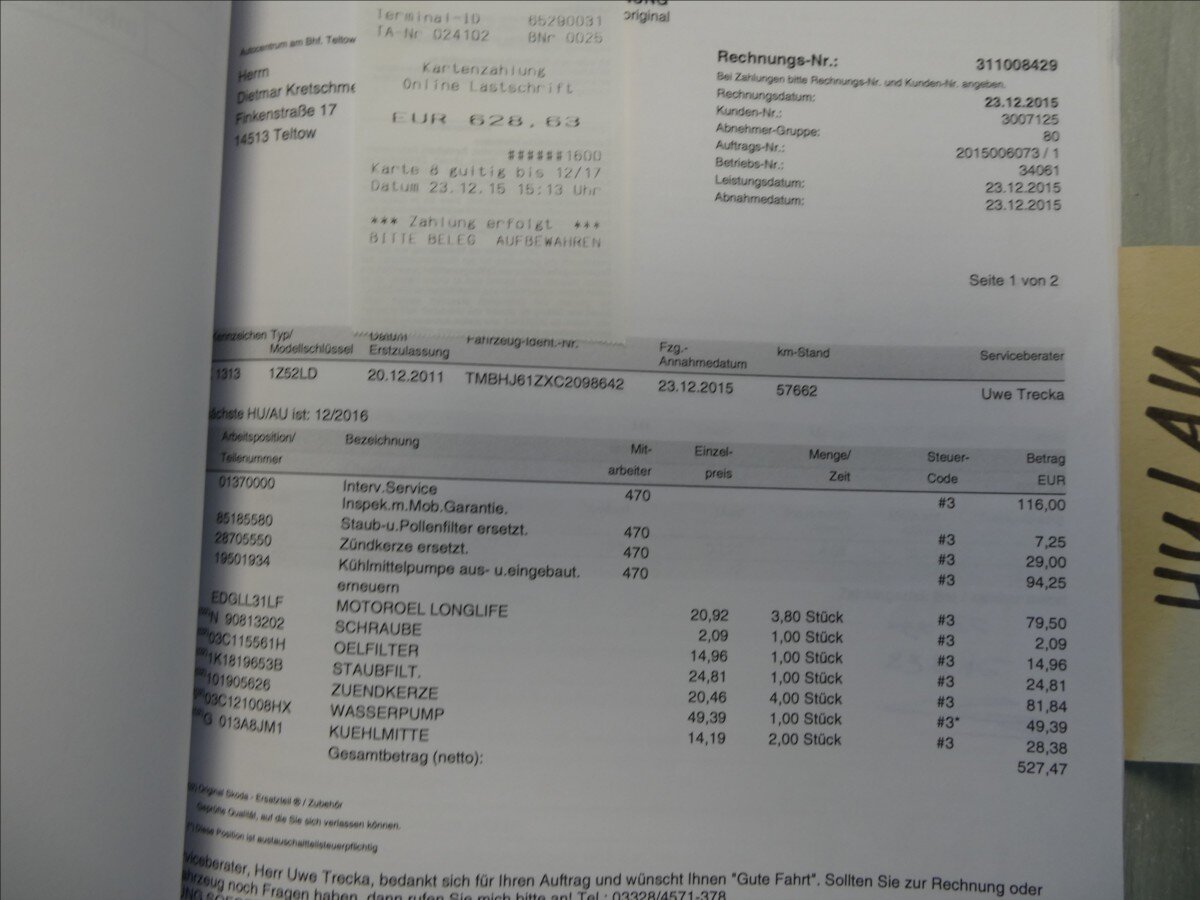 Škoda Octavia Kombi 1,4 l 90 kw