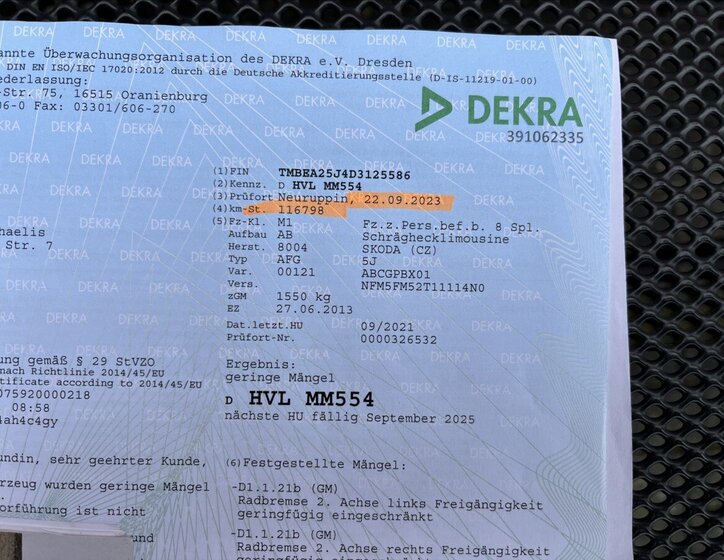 Škoda Fabia Hatchback 1,2 l 44 kw