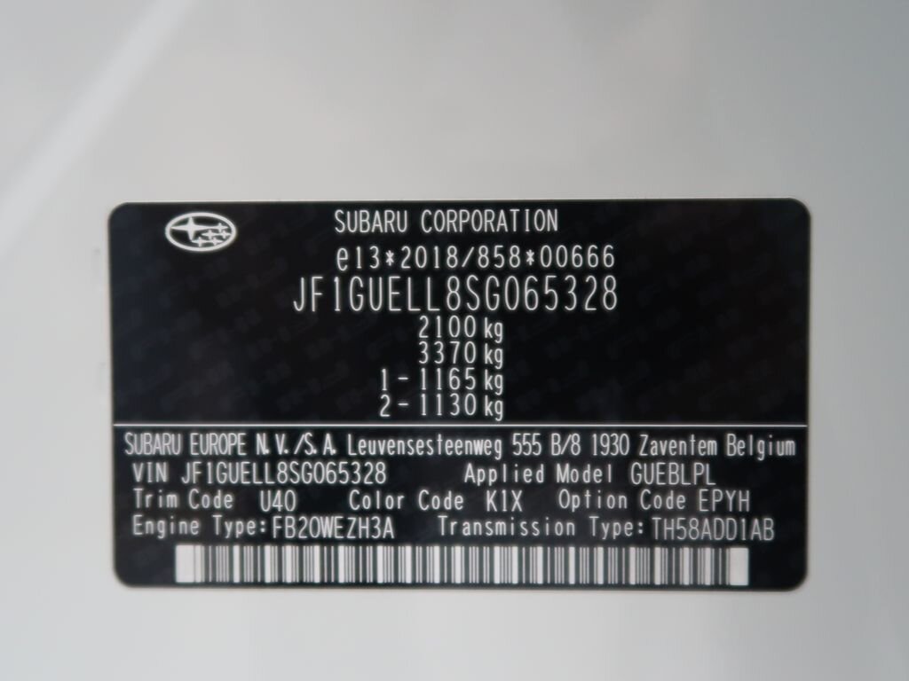 Subaru Crosstrek SUV 2,0 l 112 kw