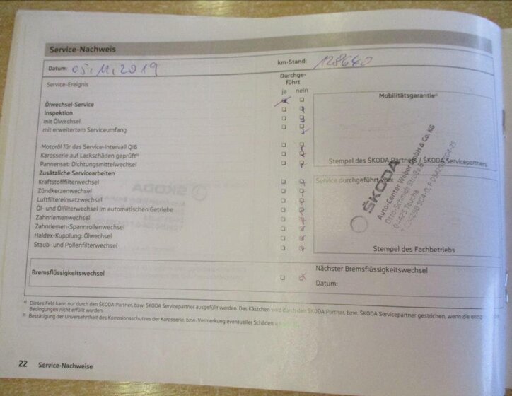 Škoda Octavia Kombi 2,0 l 110 kw