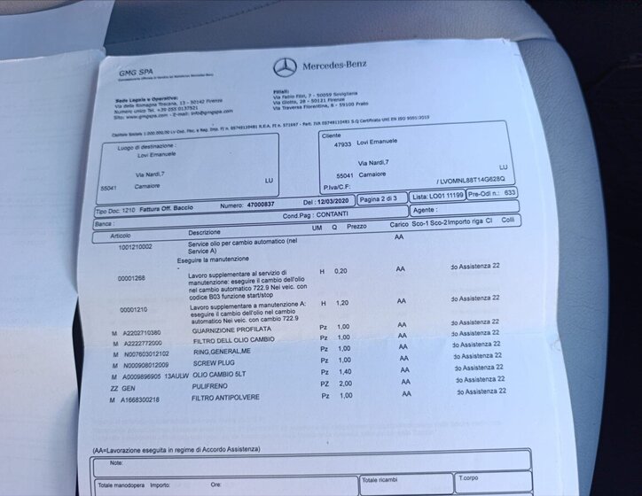 Mercedes-Benz Třídy C Kombi 2,1 l 150 kw