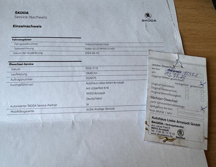 Škoda Fabia Hatchback 999,0 59 kw