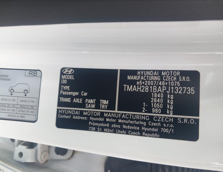 Hyundai i30 Kombi 998,0 88 kw