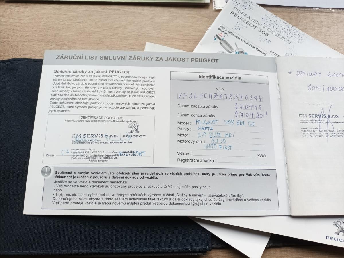 Peugeot 308 Hatchback 2,0 l 130 kw