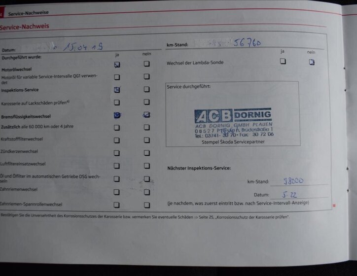 Škoda Superb Kombi 1,8 l 118 kw