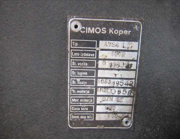 Citroën 2CV Hatchback 580,0 23 kw