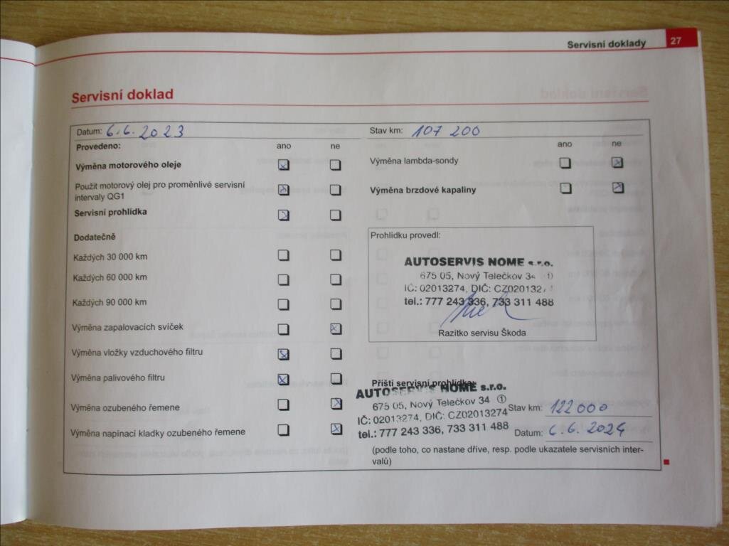 Škoda Octavia Sedan / Limuzína 1,6 l 75 kw