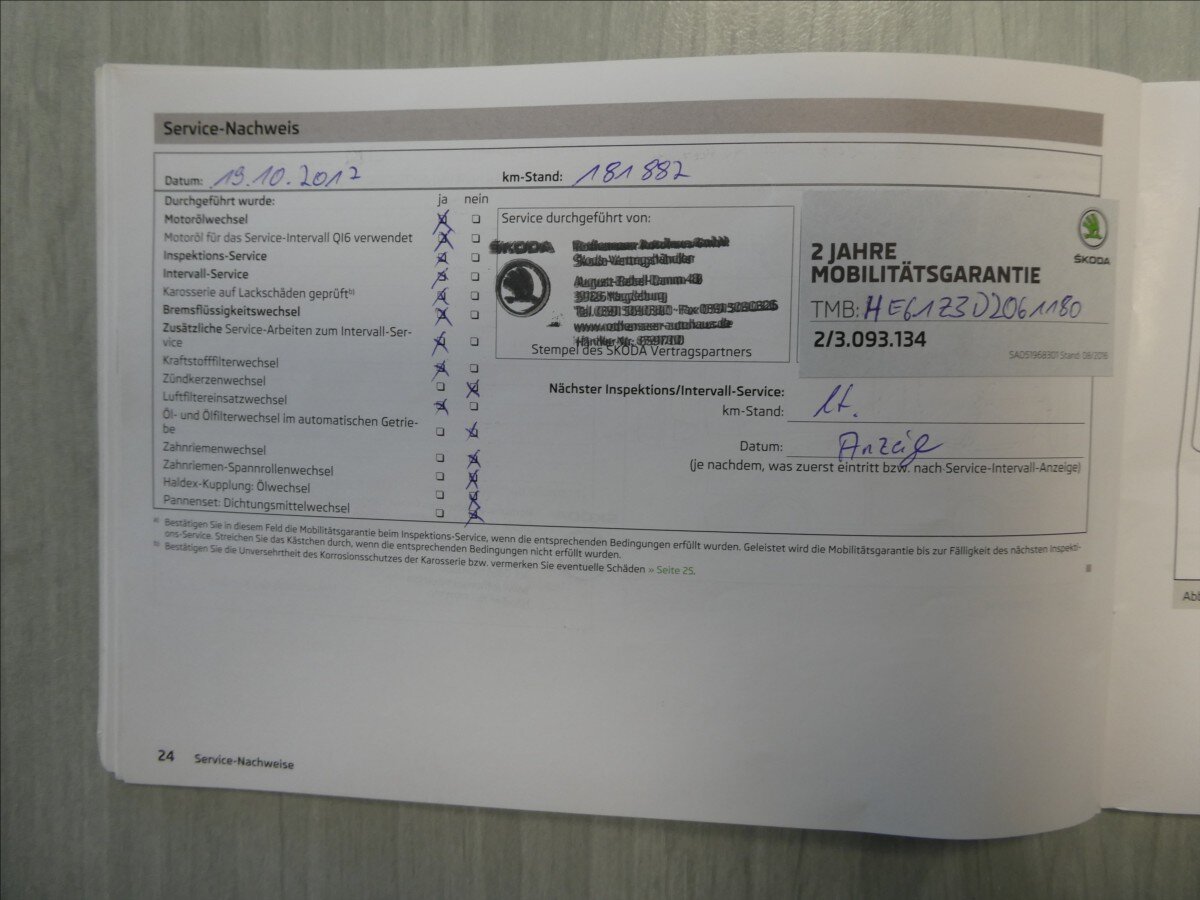 Škoda Octavia Kombi 2,0 l 103 kw