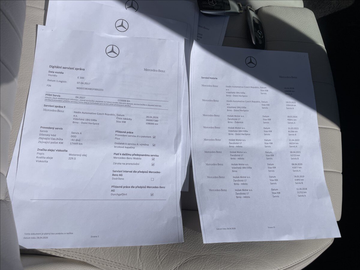 Mercedes-Benz Třídy E Kupé 2,0 l 180 kw