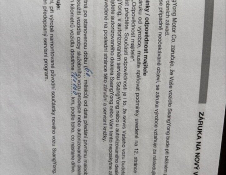 SsangYong Musso Kombi 0,0 0