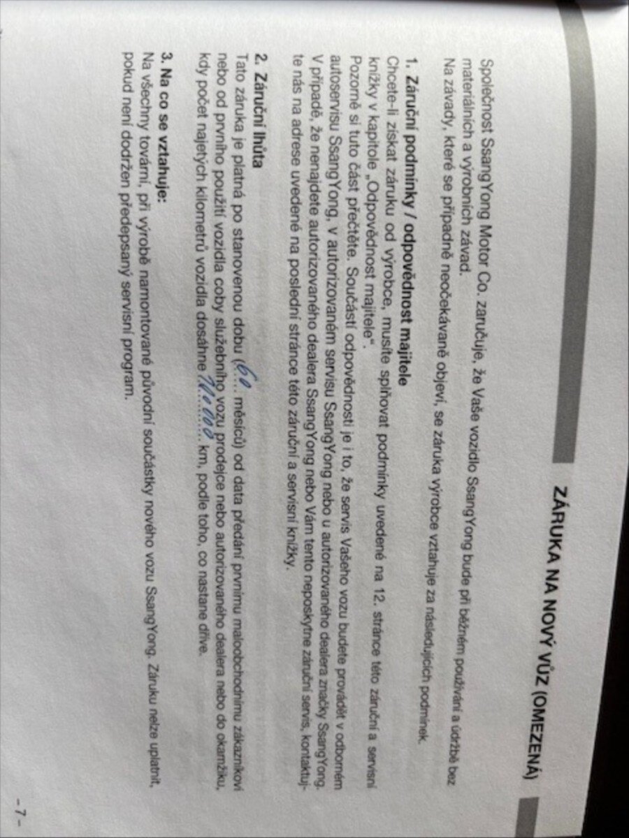 SsangYong Musso Kombi 0,0 0