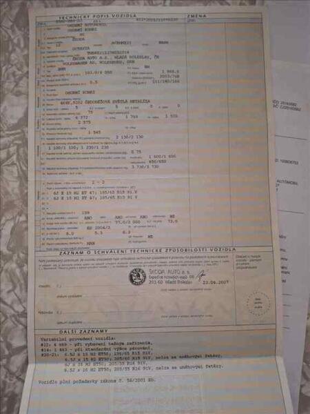 Škoda Octavia Ostatní 2,0 l 103 kw