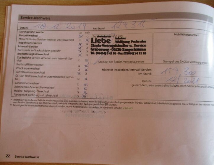 Škoda Fabia Kombi 1,2 l 63 kw