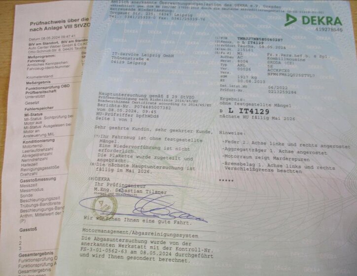 Škoda Octavia Kombi 2,0 l 110 kw