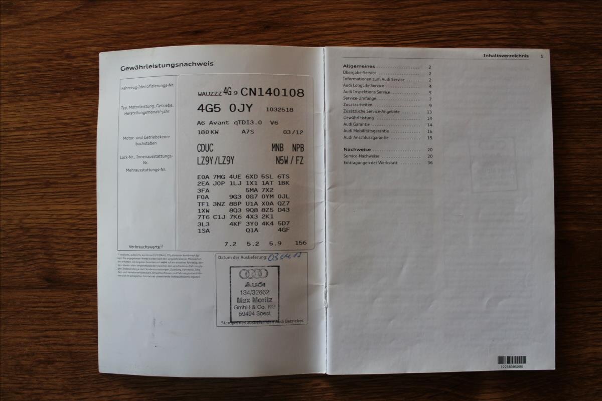 Audi A6 Kombi 3,0 l 180 kw