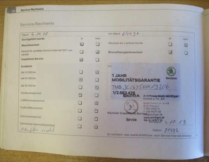 Škoda Fabia Kombi 1,4 l 55 kw