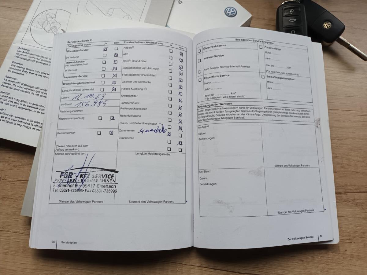 Volkswagen Touran MPV 1,4 l 103 kw