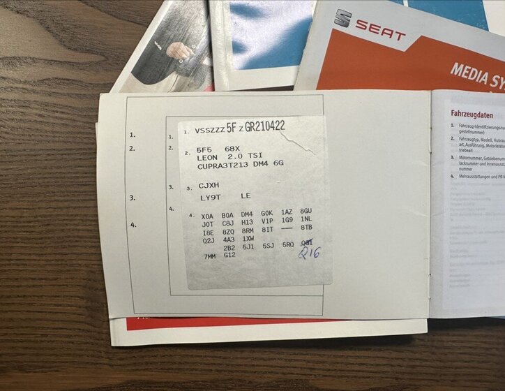 Seat Leon Hatchback 2,0 l 213 kw