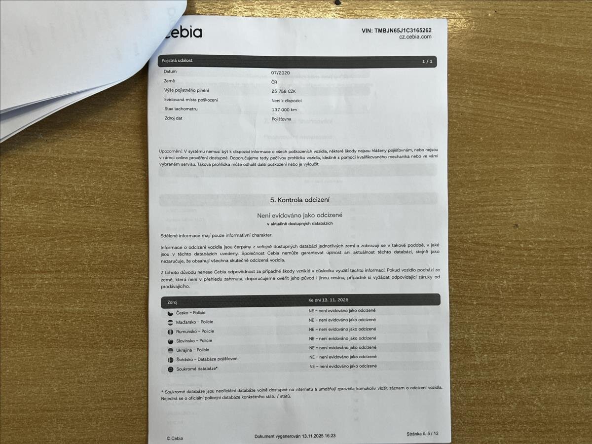 Škoda Fabia Kombi 1,2 l 77 kw