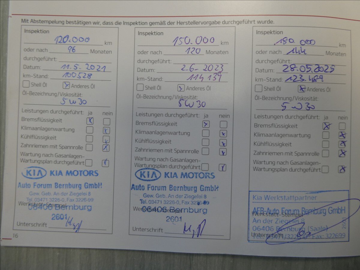 KIA Ceed Hatchback 1,6 l 996 kw