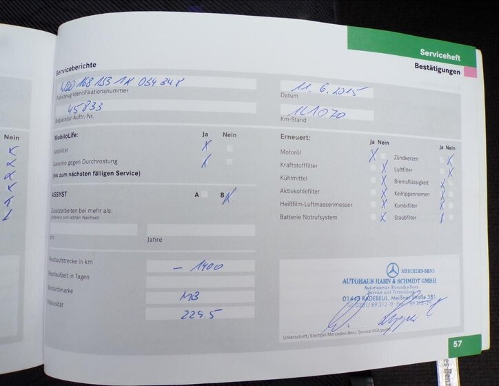 Mercedes-Benz Třídy A Kombi 1,6 l 75 kw